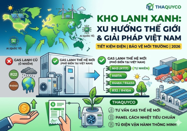 BƯỚC NGOẶT NGÀNH LẠNH CÔNG NGHIỆP 2026: CHÂU ÂU VÀ MỸ CHUẨN HÓA "KHO LẠNH XANH"