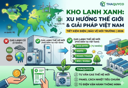 BƯỚC NGOẶT NGÀNH LẠNH CÔNG NGHIỆP 2026: CHÂU ÂU VÀ MỸ CHUẨN HÓA "KHO LẠNH XANH"